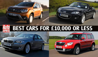Best cars for £10,000 or less - header image