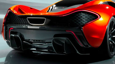 McLaren P1 diffuser