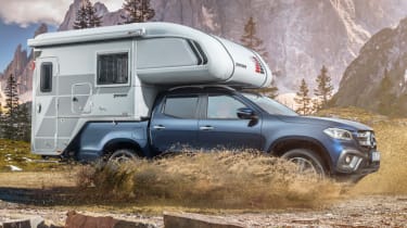Mercedes X-Class campervan - front quarter