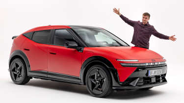 Alastair Crooks with the Hyundai Ioniq 3