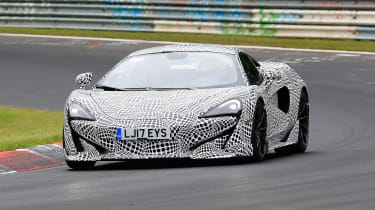 McLaren 600LT spy shots