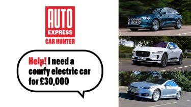Used Car Hunter - comfy EVs for commuting for £30k, header image 