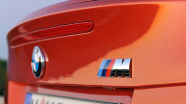 BMW 1 Series M Coupe badge