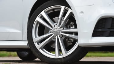 Audi A3 vs Volvo V40 vs Volkswagen Golf - A3 alloy wheel