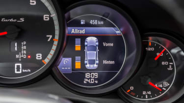 Porsche 911 Turbo S 2016 - instrument data