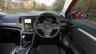 Honda Civic vs Volkswagen Golf vs Renault Megane - megane interior