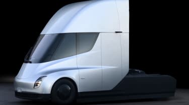 Tesla lorry - electric truck revealed - grey