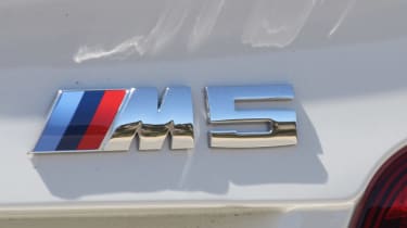 BMW M5 manual badge