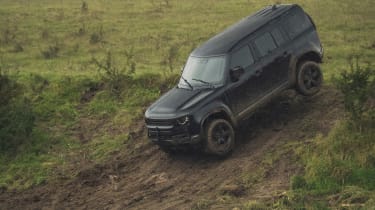 Land Rover Defender hill