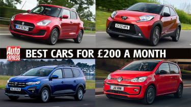 Best cars for £200 a month - header image