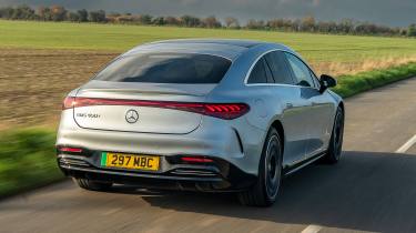 Used Mercedes EQS - rear action