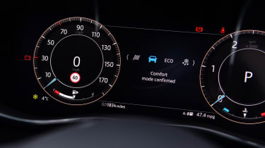 Jaguar XF Sportbrake - dashboard screen