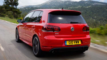 VW Golf GTI Edition 35 rear tracking