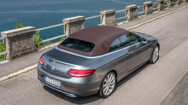 Mercedes C-Class Cabriolet - action roof up