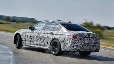 BMW M5 prototype - rear cornering
