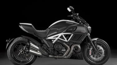 Ducati Diavel review - black and white