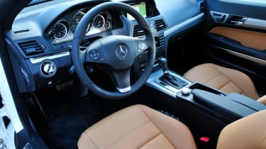 Mercedes E-Class Coupe interior