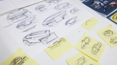 Future of car design - sketches of cars 