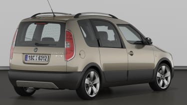 Skoda Roomster Scout rear tracking