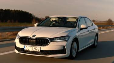 Record breaking Skoda Superb fuel run - car driven by Rally driver Miko Marczyk