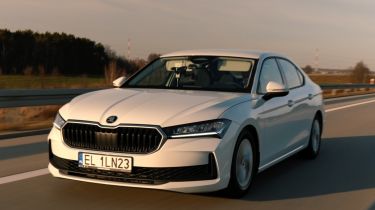 Record breaking Skoda Superb fuel run - car driven by Rally driver Miko Marczyk