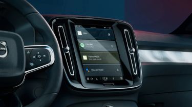 Volvo C40 infotainment