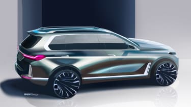 BMW X7 Concept - side/rear sketch