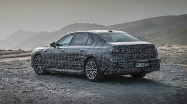 BMW i7 spy shot - rear