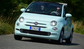 Fiat 500C 2015 driving