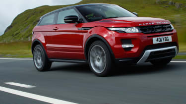 Range Rover Evoque Diesel Coupe front three-quarters