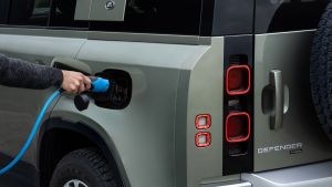 Land Rover Defender P400e PHEV - plugged-in