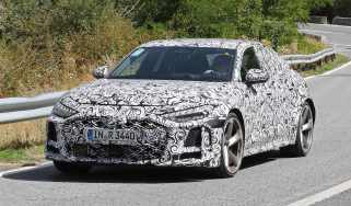 New Audi RS 5 saloon - front tracking 