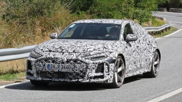 New Audi RS 5 saloon - front tracking 