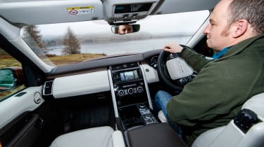 Land Rover Discovery prototype - James Disdale driving