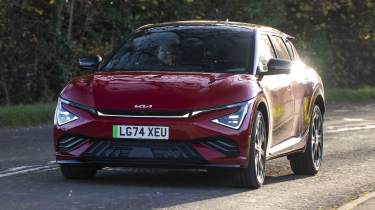 Kia EV6 - front cornering