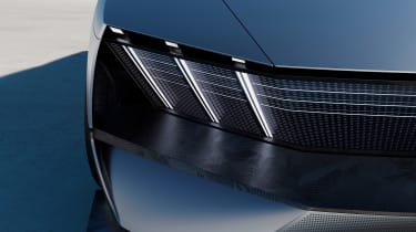 Peugeot Inception concept - front lights