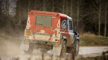 Land Rover Defender Challenge rear action