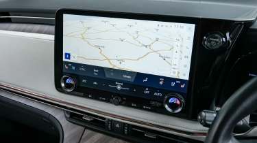 Lexus LM - infotainment screen