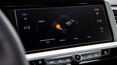 Vauxhall Grandland GSe - infotainment screen