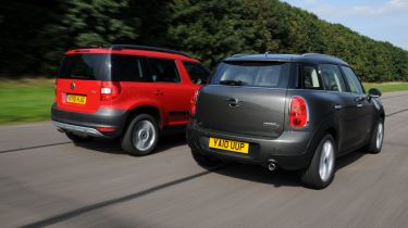 MINI Countryman vs Skoda Yeti