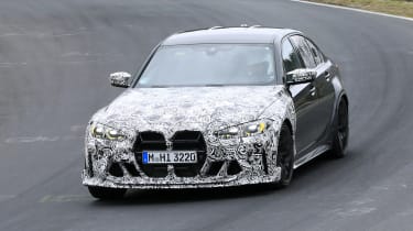 New BMW M3 CS - front track