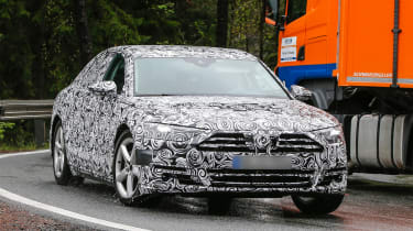 New Audi A8 spies front side