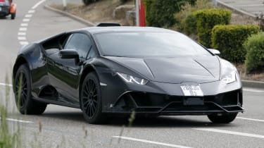 Lamborghini Huracan Sterrato spy - front