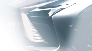 Lexus RZ teaser - front
