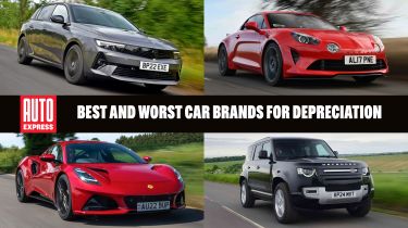 Header image for the best and worst depreciating car brands 