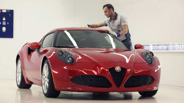 Alfa Romeo 4C polishing 