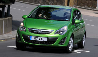 Vauxhall Corsa front cornering