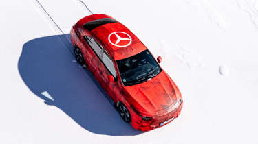 Mercedes CLA prototype - above