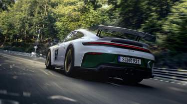 Porsche 911 GT3 100 Jahre Nürburgring - rear 3/4