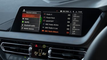 BMW M135i - infotainment screen